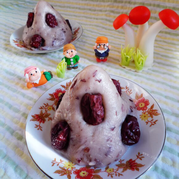 自制红枣红豆年糕