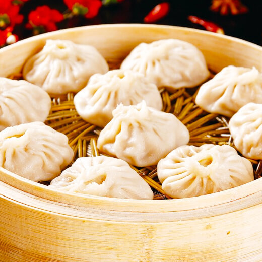 美味的发面灌汤包