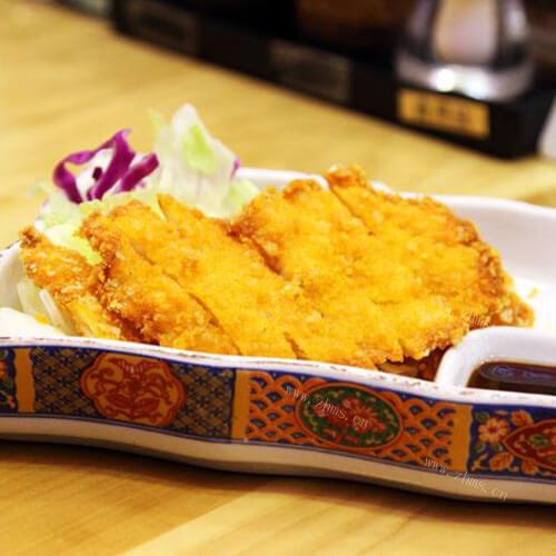 美味的香炸玉米片龙利鱼排