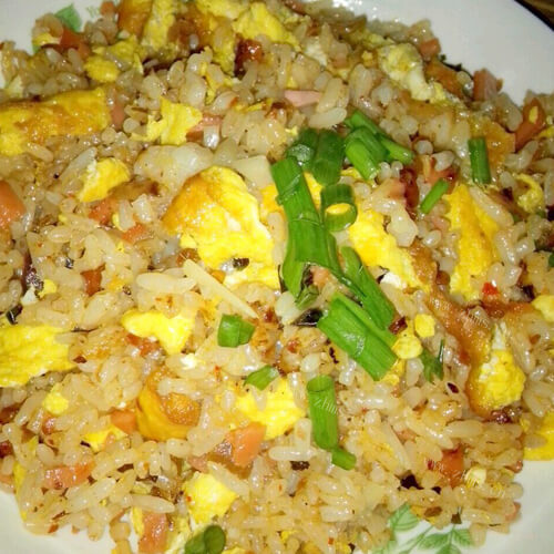 营养榄菜蛋炒饭
