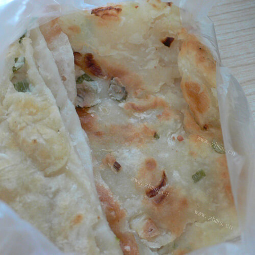 可口的葱花脂油饼