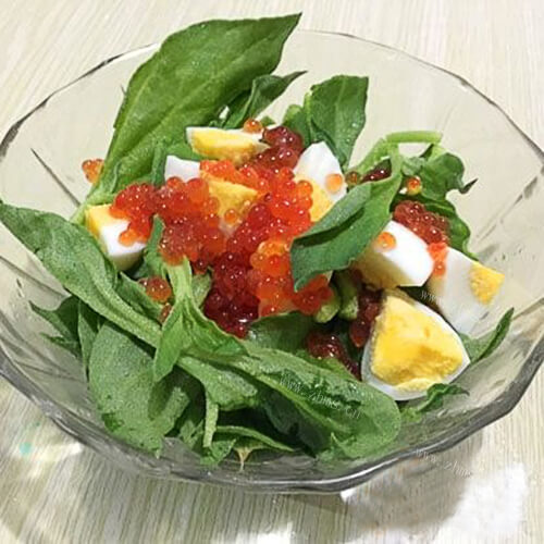 美味的鱼卵鲜冰菜
