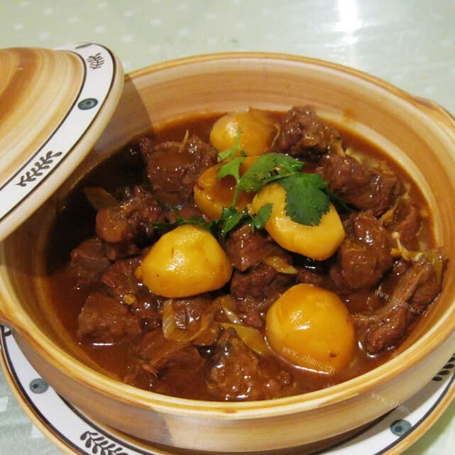 好吃的牛肉末炖土豆