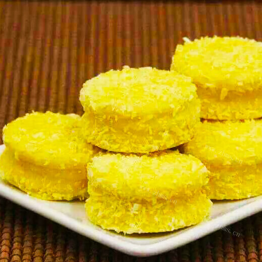 香甜的软糯香蕉饼