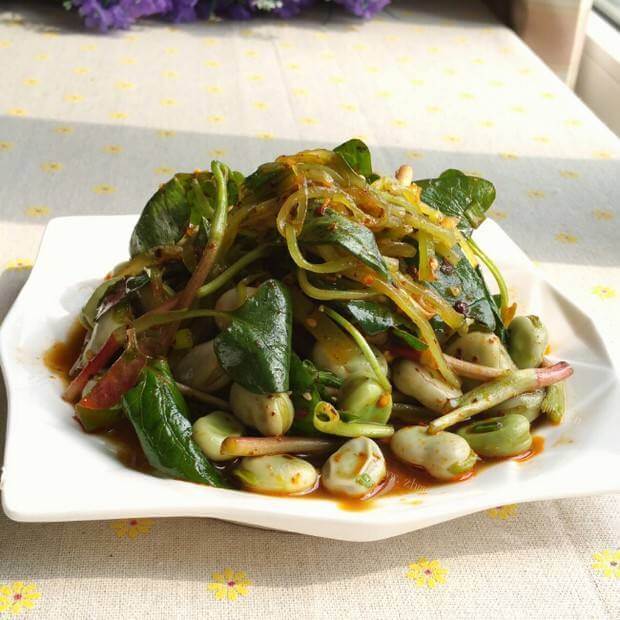 好吃易做的凉拌蚕豆