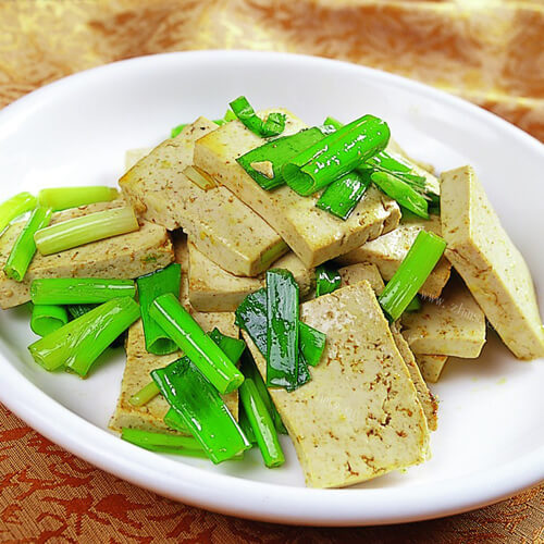 香喷喷的葱炒豆腐