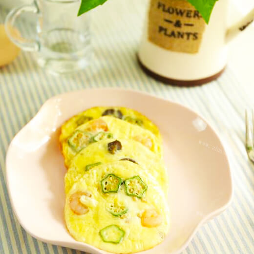 菠菜番茄煎蛋饼