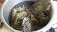又香又好吃的酱香肉粽做法图解7)