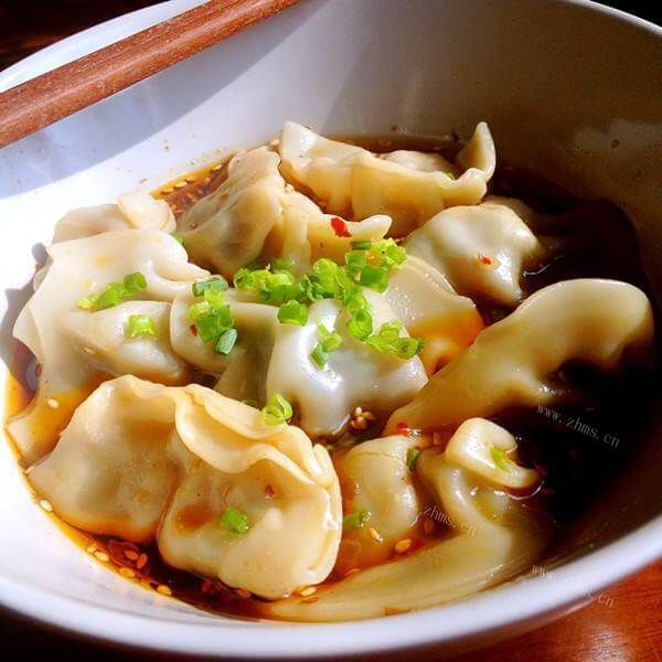 美味的白菜豆豉水饺