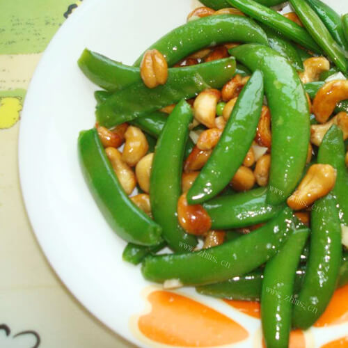 美味的鱼香豆荚