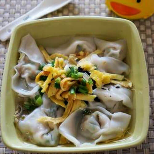 自制蛋皮大馄饨
