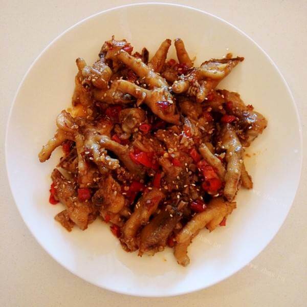 爽心爽肺的蒜香陈醋酸辣鸡脚