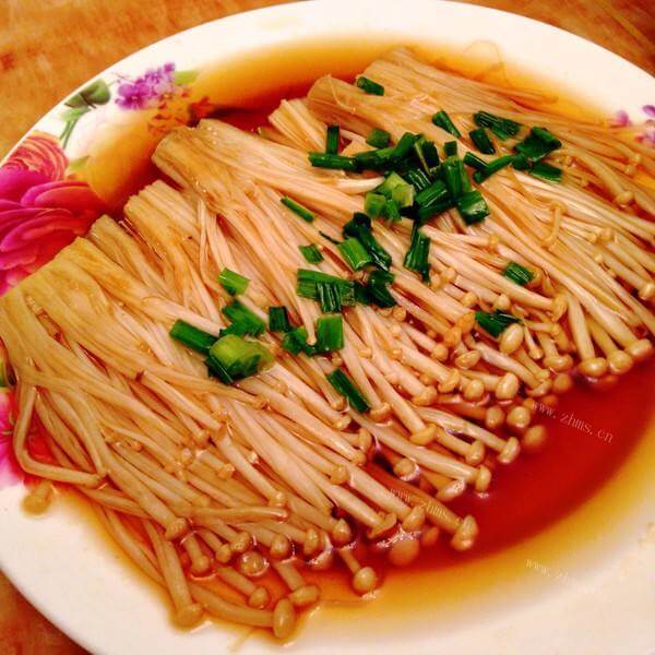 好吃的鱼香肉沫金针菇