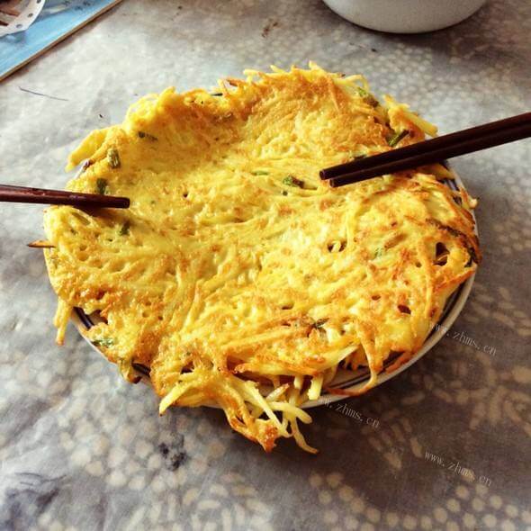 美味的土豆丝饼