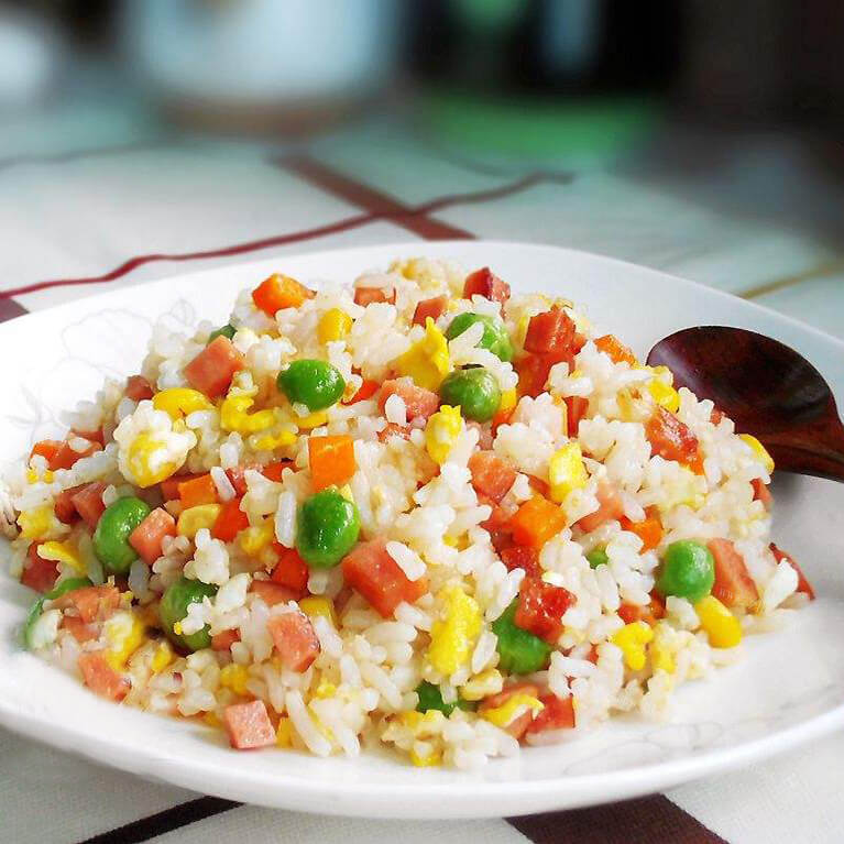 诱人的扬州炒饭
