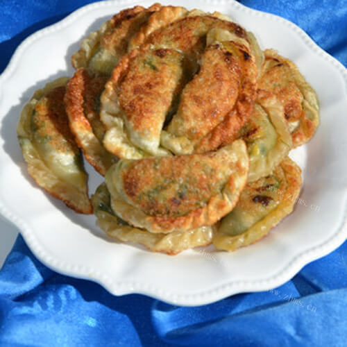 好吃的春韭蛋皮煎饺
