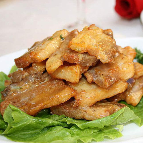 美味椒盐油渣