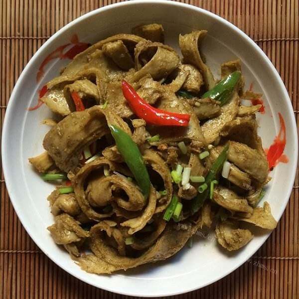 好吃的面筋炒青椒