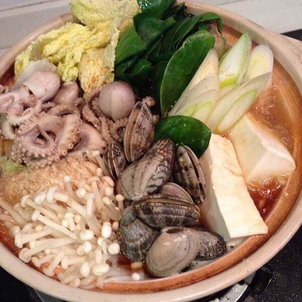 下饭菜节瓜腐乳海鲜煲
