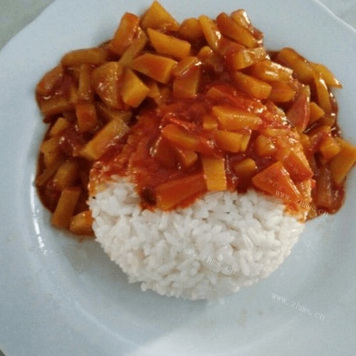 风味番茄红烩咖喱饭
