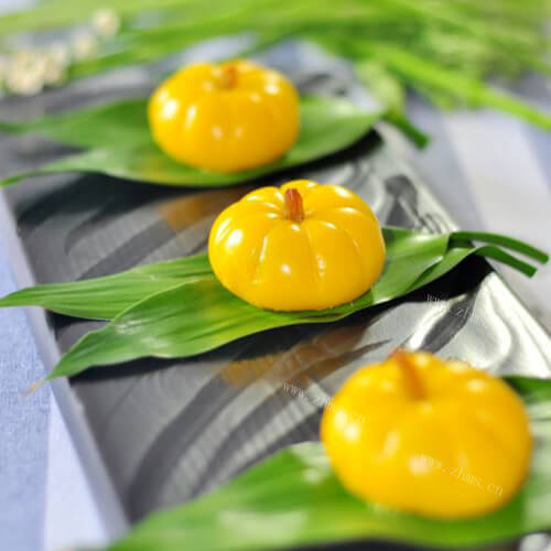 简单蒸南瓜豆沙饼