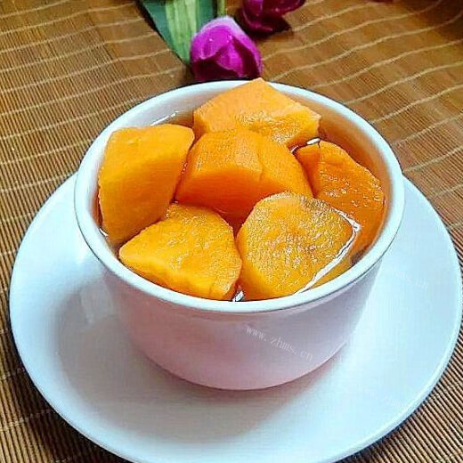 养颜的姜片蕃薯糖水