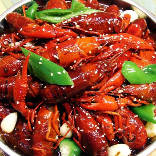 清香的茶焖大虾