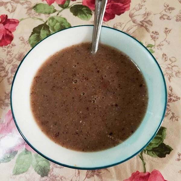 美味的黑芝麻双米糊