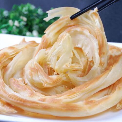 美味蒜叶手抓饼