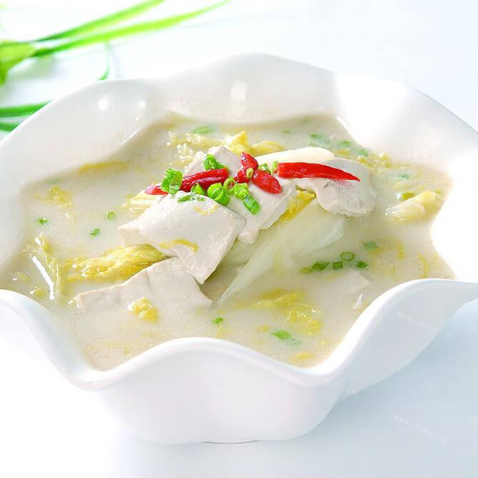 好吃的娃娃菜豆腐