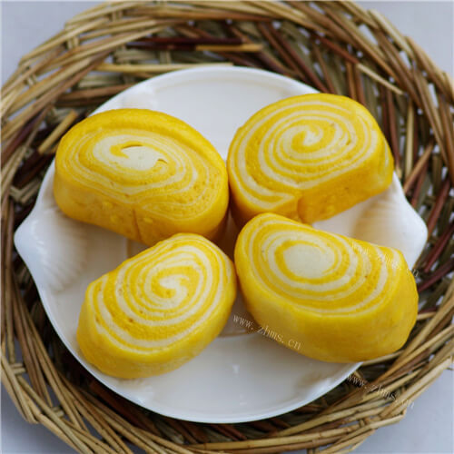 自制红萝卜汁馒头