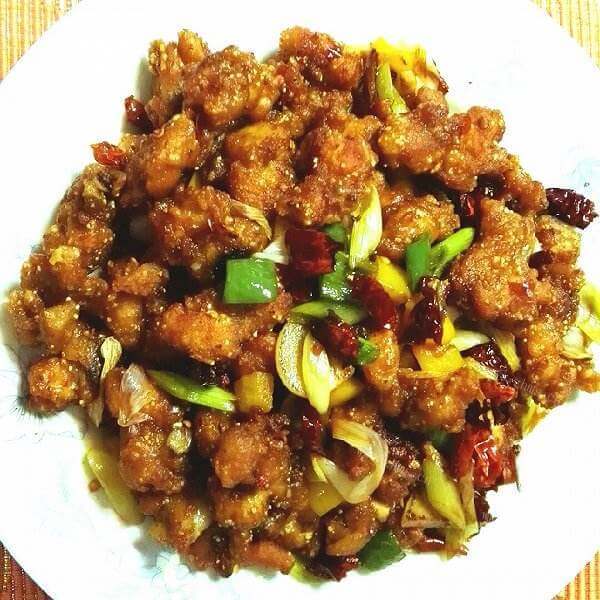 美味的香酥兰花豆 