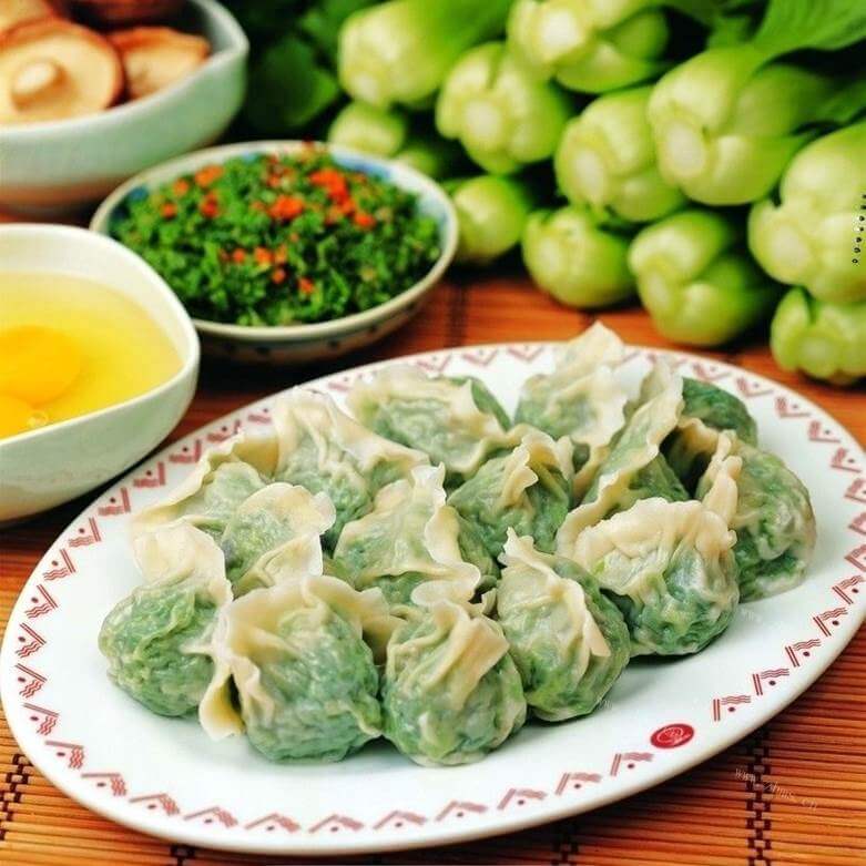 美味的素馅嫩瓜饺子