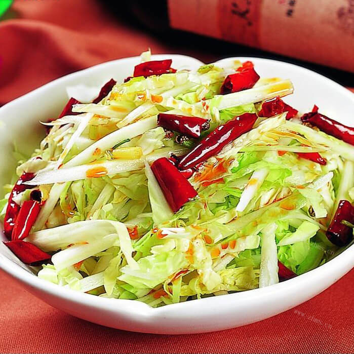 好吃的酸辣包菜