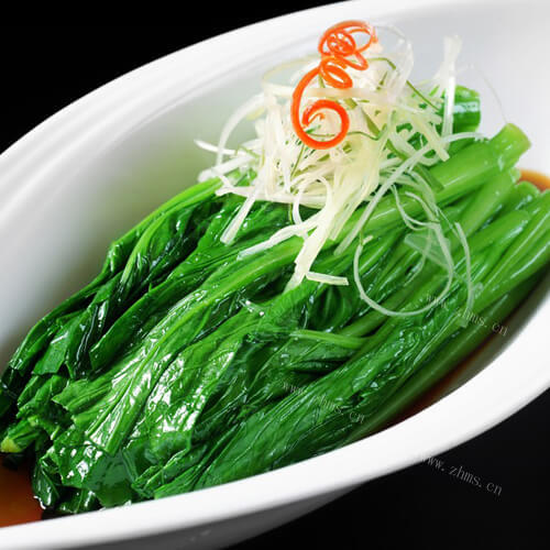 香喷喷的白勺菜心