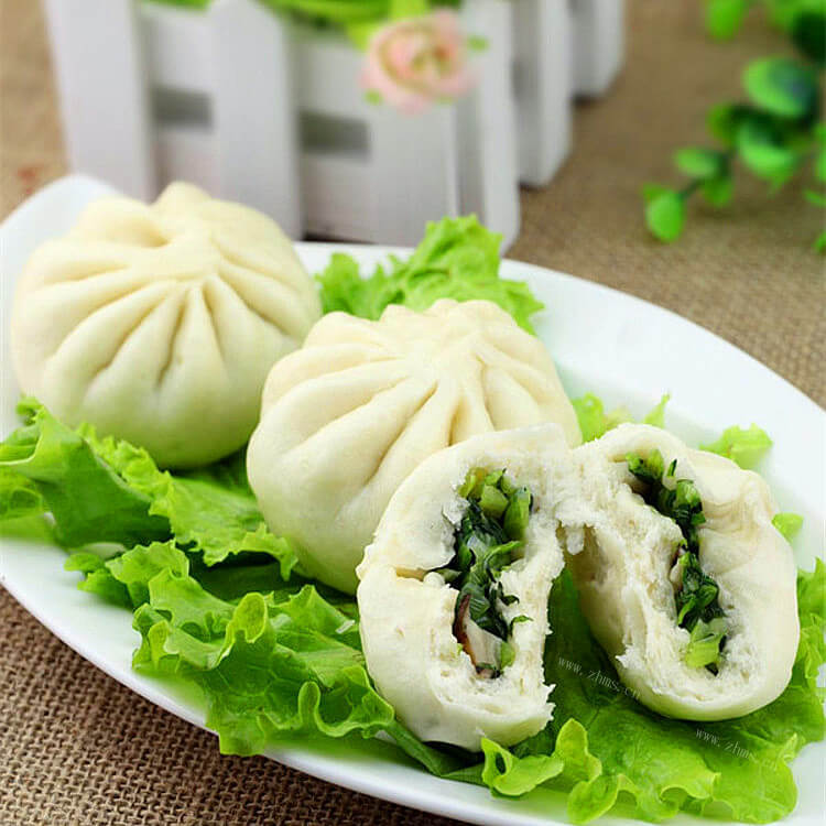自制的青菜香干包