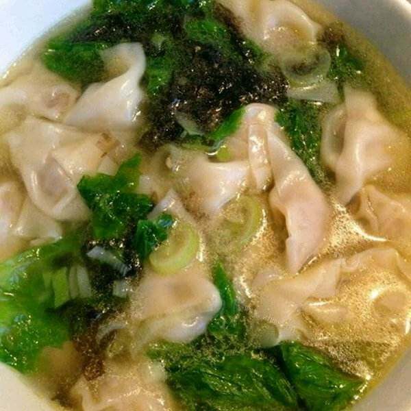 美味小青菜肉馄饨
