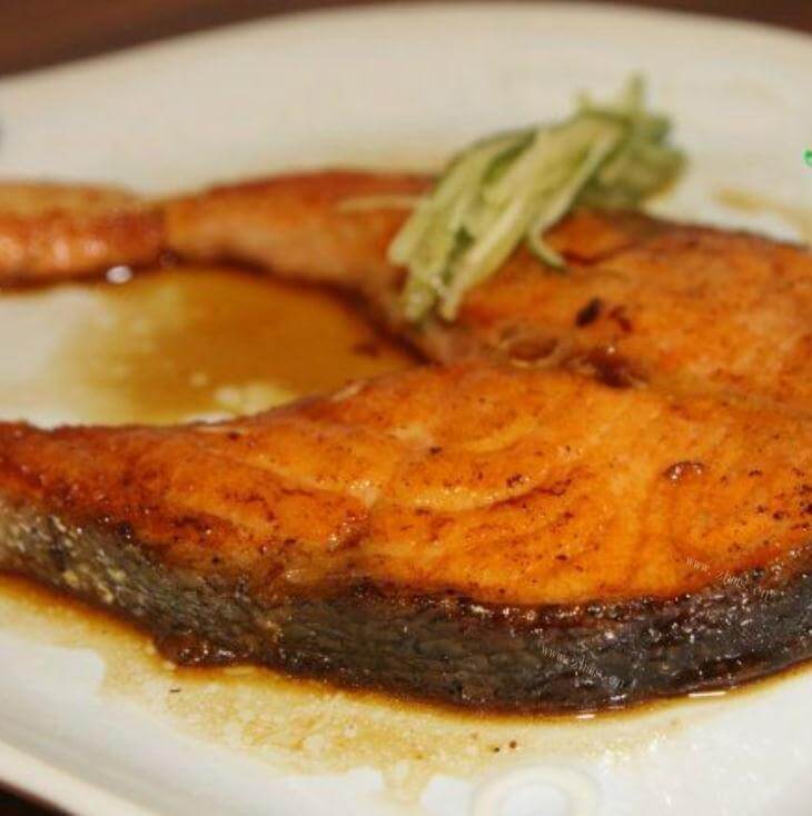 好吃的照烧秋鲑鱼