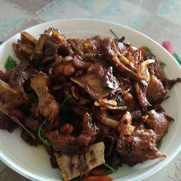 鲜香美味的干锅鸭肉