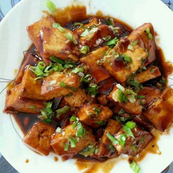 美丽的糖醋酱油豆腐