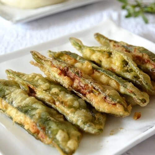脆脆的炸扁豆夹