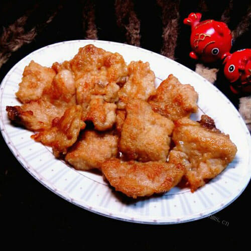 美味的香煎财鱼片