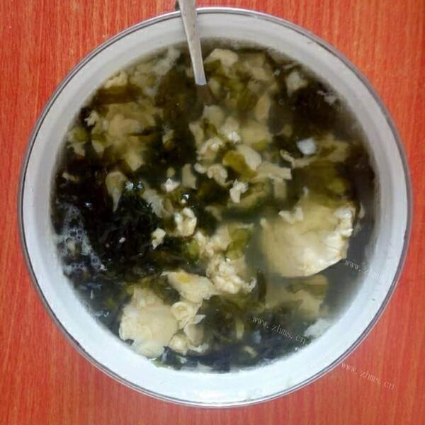 营养的虾皮紫菜豆浆 