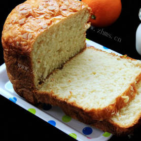 香甜的汤种面包机面包