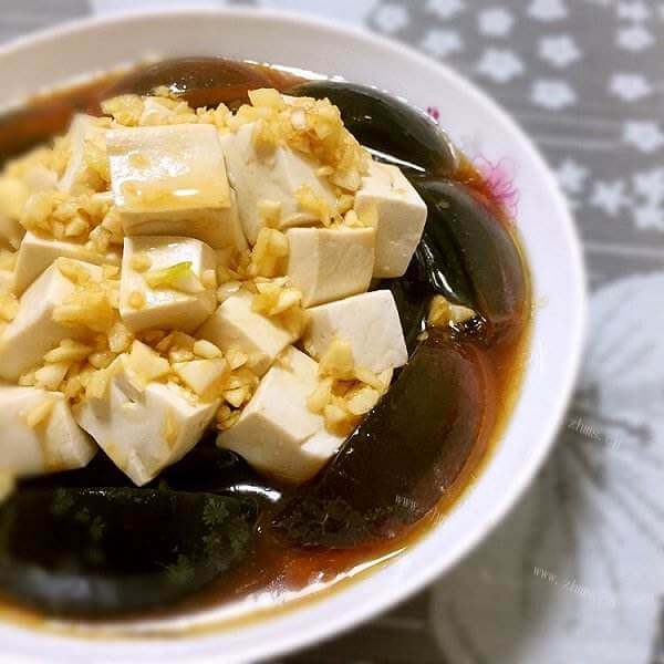 好吃的皮蛋豆腐羹 
