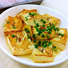 自制红糙米酿豆腐