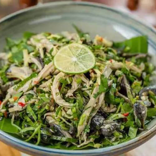 独特口味的柠香乌鸡