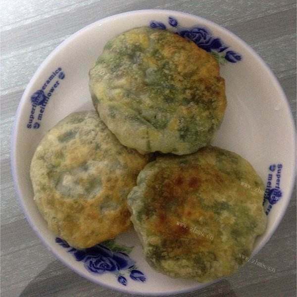 美味的绿豆菜饼