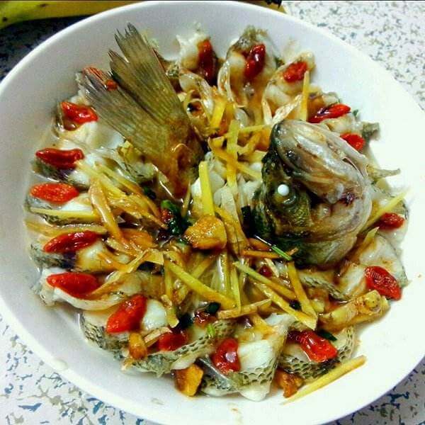 家常开屏鲈鱼
