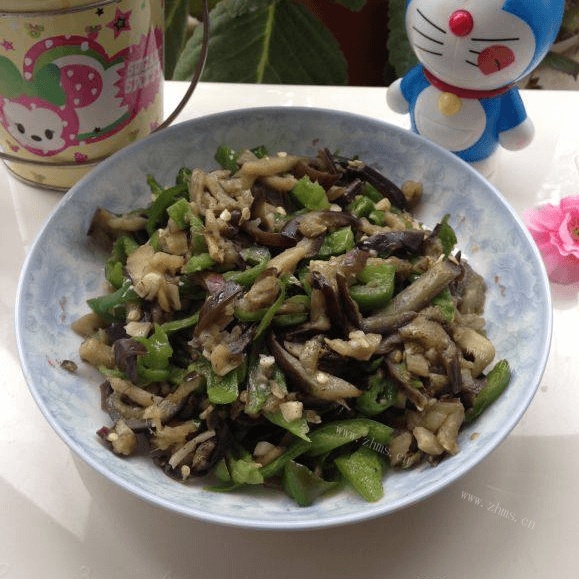 家常菜青椒茄丝